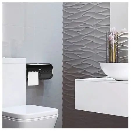 Фото №3 - Tork: Диспенсер T4 Elevation для туалетной бумаги в стандартных рулонах черный