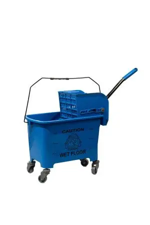 Фото №1 - Вик: Тележка 1х20 пластик с отжимом синяя MRY