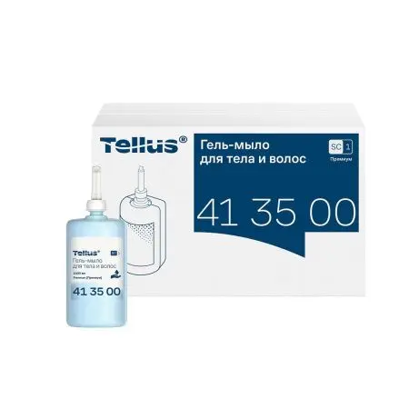 ТОРК: Tellus Мыло SC1 1л гель для тела и волос Премиум светло-голубое