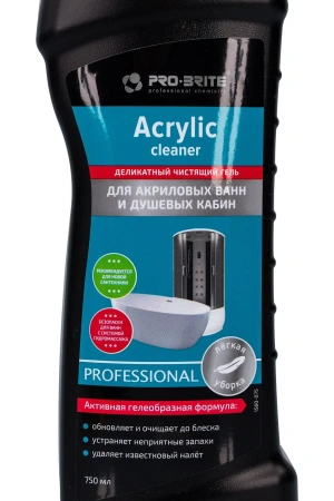 Pro-Brite: Акрил Клинер 750мл для акриловых поверхностей