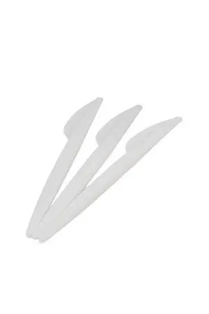 Фото №2 - Одноразовая продукция: Нож столовый 165мм белый /пач.=100 шт.