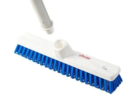 Фото №3 - Vileda: Щетка 30см чистящая с кор.ворсом жесткая синяя