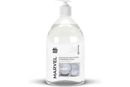Vortex: MARVEL 1л для мытья посуды без цвета и запаха с дозатором