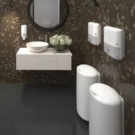 Tork: Диспенсер H2 Elevation Multifold мини для полотенец в пачках белый