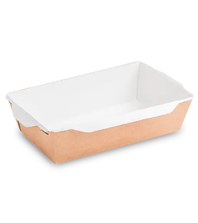 Одноразовая продукция: Контейнер бумажный 500мл 140х164х105 без крышки OSQ OpSalad 500 /пач.=50 шт.