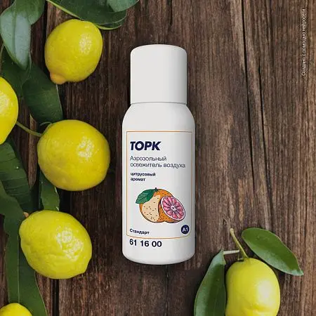 Фото №6 - ТОРК: Освежитель воздуха A1 100мл аэрозольный цитрус