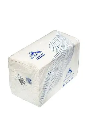 Фото №4 - Бумажные салфетки: столовые 1сл 400листов 24х24 Big Pack ROSHY белые