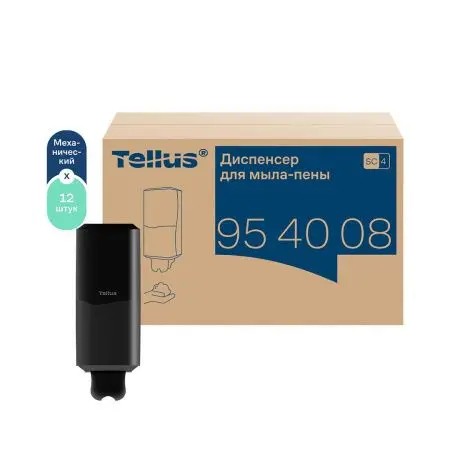 ТОРК: Tellus Диспенсер SС4 1л для пенного мыла черный