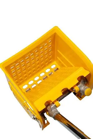 Фото №9 - Вик: Тележка 1х20 пластик с отжимом желтая MRY