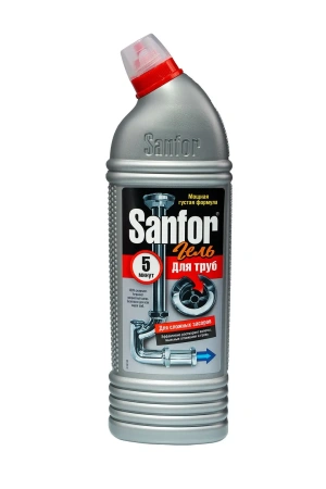 Фото №1 - Чистящее средство: САНФОР ДЛЯ ТРУБ 1000г гель