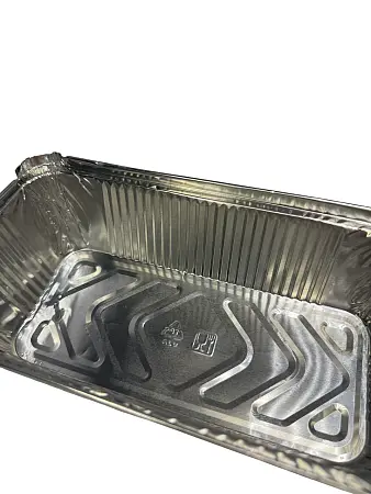 Фото №6 - Одноразовая продукция: Форма алюминиевая 865мл 217х113х53 без крышки /пач.=50 шт.