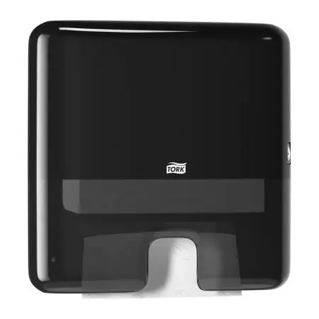 Tork: Диспенсер H2 Elevation Multifold мини для полотенец в пачках черный