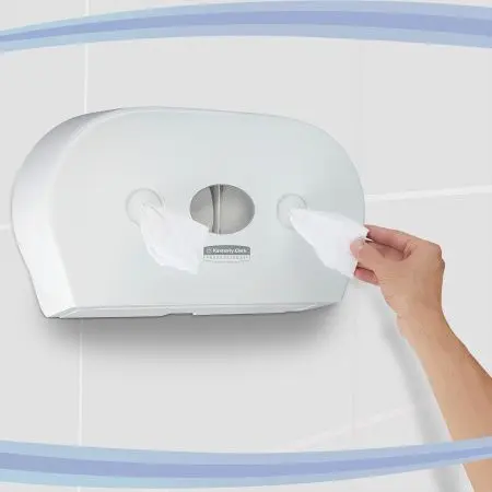 Kimberly-Clark: Бумага туалетная Скотт Контрол 2сл 204м/10,6 белая внутренняя вытяжка