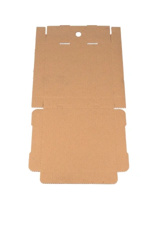 Одноразовая продукция: Коробка под пиццу 250х250х40мм картон, белый/бурый /пач.=50 шт.