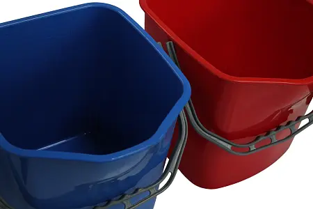 Фото №8 - Вик: Тележка 2х20л металл окрашенная + отжим Vclean