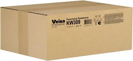 VEIRO: Полотенца бумажные W 2сл 150л 32х21,6см Premium белые