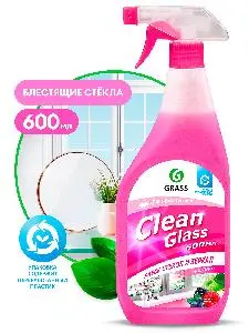 Grass: Клин гласс 600мл (триггер) Блеск стекол и зеркал Лесные ягоды