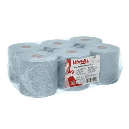 Kimberly-Clark: Салфетки Вайпол L10 400л 1сл синие