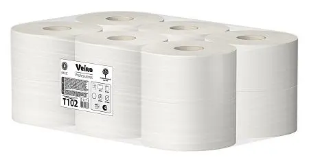 Фото №3 - VEIRO: Бумага туалетная 1сл 200м/9,2 Basic натуральный