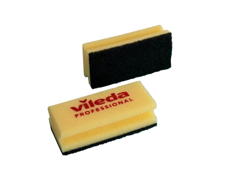 Vileda: Губка 7х15см (черн.абразив)