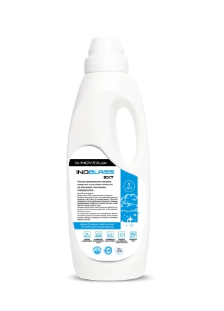 Фото №1 - Продукция ИНО: Inoglass EXT 1л ср-во для мытья стекол (наружнее применение)