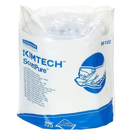 Фото №2 - Kimberly-Clark: Салфетки Кимтех 225л 1сл протирочные белые сменный блок