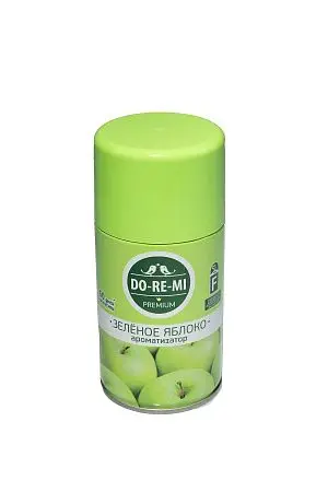 Фото №6 - Освежители воздуха: ДО-РЕ-МИ Премиум 250мл авт. (зап.блок) ЗЕЛЁНОЕ ЯБЛОКО