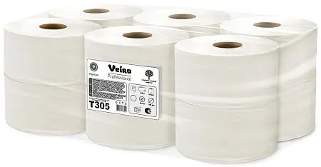 Фото №4 - VEIRO: Бумага туалетная 2сл 170м/9,2 Premium белый