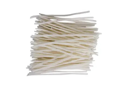 Одноразовая продукция: Фитиль для насыпных свечей 10см d4мм /пач.=100 шт.