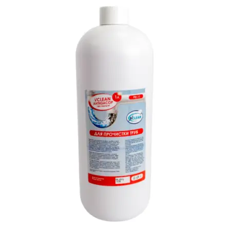 Фото №1 - Чистящее средство: Vclean Антизасор 1л