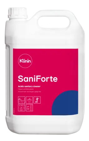 Фото №1 - Klinin: Санифорте 5л Кислотное моющее средство для удаления ржавчины