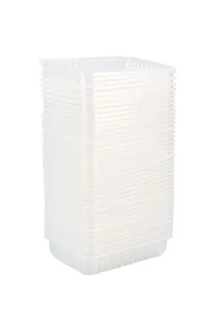 Фото №4 - Одноразовая продукция: Контейнер 500г 179х132мм прямоугольный без крышки Д-Полимер /пач.=50 шт.