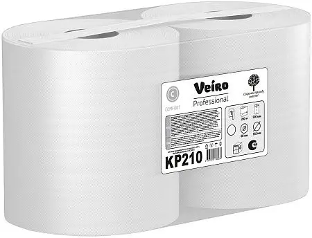 Фото №8 - VEIRO: Полотенца бумажные ЦВ 1сл 200м/20 Comfort белые