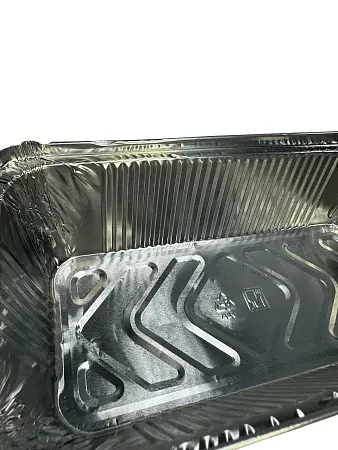 Фото №8 - Одноразовая продукция: Форма алюминиевая 865мл 217х113х53 без крышки /пач.=50 шт.