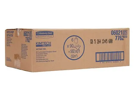 Фото №4 - Kimberly-Clark: Салфетки Кимтех Веттаск DSX 90л 1сл белые сменный картридж