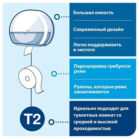 Фото №12 - ТОРК: Tellus Бумага туалетная T2 Комфорт 2сл 170м/9,2 белая