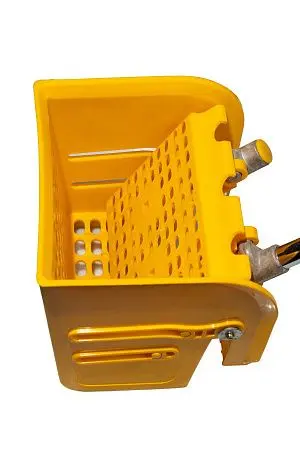 Фото №6 - Вик: Тележка 1х20 пластик с отжимом желтая MRY