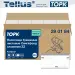 Превью №1 - ТОРК: Tellus Полотенца бумажные H3 Синглфолд Комфорт 2сл 200л 23х23см белые
