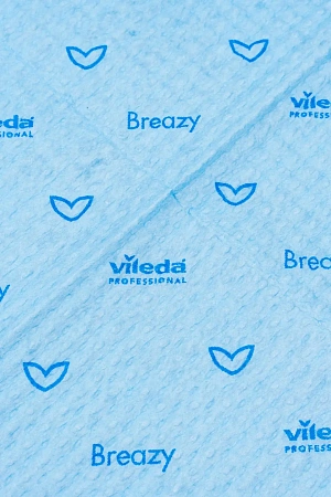 Фото №6 - Vileda: Салфетка Бризи 35,5x35см голубая