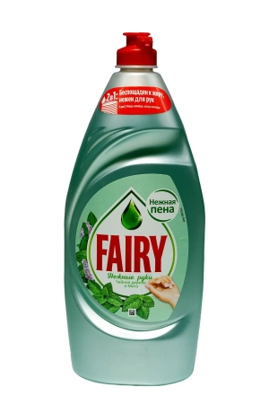 Фото №1 - Моющее средство: ФЕЙРИ 900мл НЕЖНЫЕ РУЧКИ чайное дерево и мята