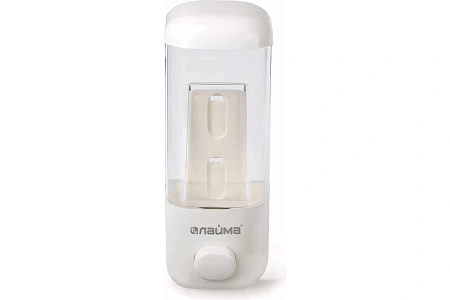 Фото №2 - Диспенсеры: для жидкого мыла 500мл ЛАЙМА EASY_1 наливной ABS-пластик белый