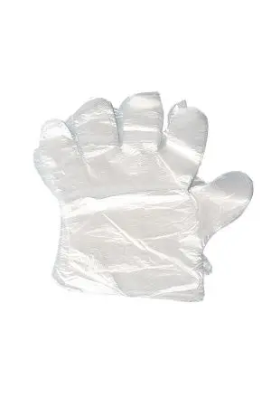 Фото №5 - Перчатки: полиэтиленовые L одноразовые /пач.=100 шт.
