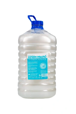 Фото №1 - Мыло жидкое: ФЛОРОДЕЛЬ крем-мыло 5л перламутр ПЭТ белое