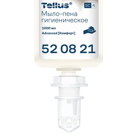ТОРК: Tellus Мыло S4 пена Комфорт 1л жидкое для рук бесцв. без запаха ГИГИЕНИЧЕСКОЕ