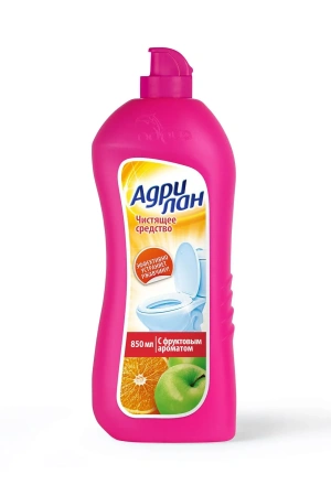 Фото №1 - Чистящее средство: АДРИЛАН 850мл ФРУКТОВЫЙ от ржавчины для сантехники