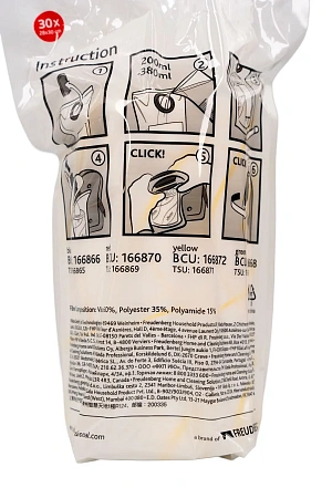 Фото №6 - Vileda: Салфетка МикронРолл СейфПлюс Мини 30л 30х28 в рулоне, желтая