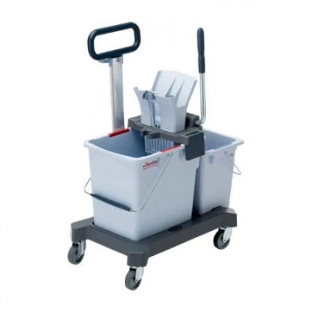 Фото №1 - Vileda: УльтраСпид Про 25л+10л на платформе с транспортировочной ручкой