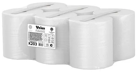 Фото №6 - VEIRO: Полотенца бумажные 2сл 150м/20 Comfort белые
