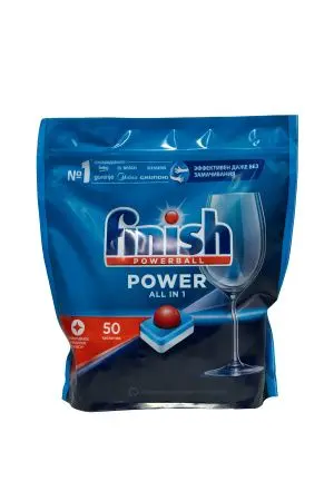Фото №1 - Моющее средство: ФИНИШ Power All-in-1 таблетки д/ПММ /пач.=50 шт.