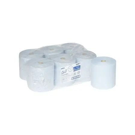 Kimberly-Clark: Полотенца бумажные Скотт 1сл 354м/20 синие